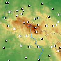 Nearby Forecast Locations - Špindlerův Mlýn - Kaart
