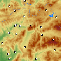 Nearby Forecast Locations - Terchová - Kaart