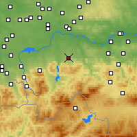 Nearby Forecast Locations - Andrychów - Kaart