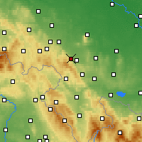 Nearby Forecast Locations - Dzierżoniów - Kaart