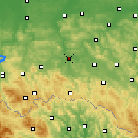Nearby Forecast Locations - Jasło - Kaart