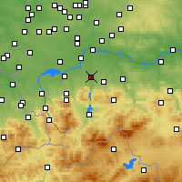 Nearby Forecast Locations - Kęty - Kaart
