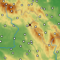 Nearby Forecast Locations - Kudowa Zdrój - Kaart