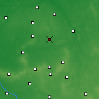 Nearby Forecast Locations - Ostrów Wielkopolski - Kaart