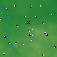 Nearby Forecast Locations - Ozorków - Kaart