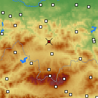 Nearby Forecast Locations - Rabka Zdrój - Kaart
