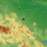 Nearby Forecast Locations - Strzegom - Kaart