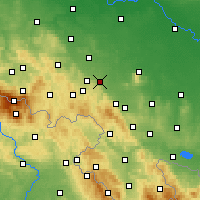 Nearby Forecast Locations - Świdnica - Kaart