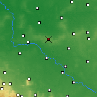 Nearby Forecast Locations - Trzebnica - Kaart