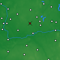 Nearby Forecast Locations - Września - Kaart