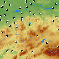 Nearby Forecast Locations - Żywiec - Kaart