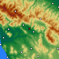 Nearby Forecast Locations - Prato - Kaart