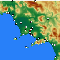 Nearby Forecast Locations - Casoria - Kaart
