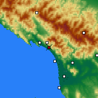 Nearby Forecast Locations - Massa - Kaart