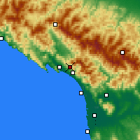 Nearby Forecast Locations - Carrara - Kaart