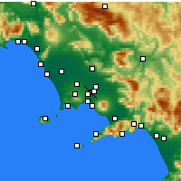 Nearby Forecast Locations - Afragola - Kaart