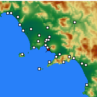 Nearby Forecast Locations - Ercolano - Kaart