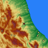 Nearby Forecast Locations - Teramo - Kaart