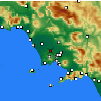 Nearby Forecast Locations - Aversa - Kaart