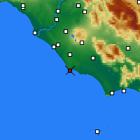 Nearby Forecast Locations - Anzio - Kaart