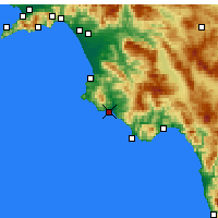 Nearby Forecast Locations - Casal Velino - Kaart