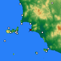 Nearby Forecast Locations - Punta Ala - Kaart