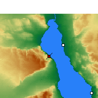 Nearby Forecast Locations - Wade El Dom Marina - Kaart