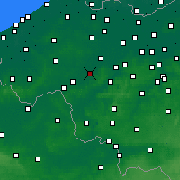 Nearby Forecast Locations - Waregem - Kaart
