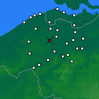 Nearby Forecast Locations - Aalter - Kaart