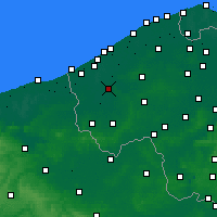 Nearby Forecast Locations - Diksmuide - Kaart