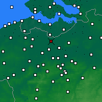 Nearby Forecast Locations - Wachtebeke - Kaart
