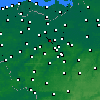 Nearby Forecast Locations - Wetteren - Kaart