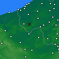 Nearby Forecast Locations - Ieper - Kaart