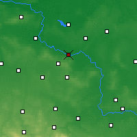 Nearby Forecast Locations - Głogów - Kaart