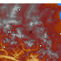 Nearby Forecast Locations - Yüksekova - Kaart