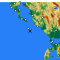 Nearby Forecast Locations - Gaios - Kaart
