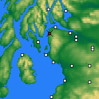 Nearby Forecast Locations - Inverkip - Kaart
