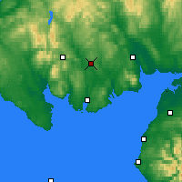 Nearby Forecast Locations - Loch Ken - Kaart