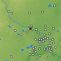 Nearby Forecast Locations - Otsego - Kaart