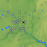 Nearby Forecast Locations - Vadnais Heights - Kaart