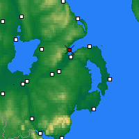 Nearby Forecast Locations - Newtownabbey - Kaart