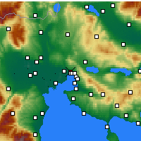 Nearby Forecast Locations - Evosmos - Kaart