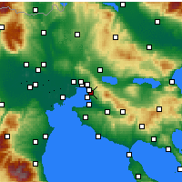 Nearby Forecast Locations - Pylaia - Kaart