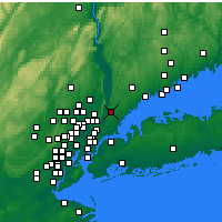 Nearby Forecast Locations - Yonkers - Kaart