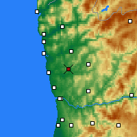 Nearby Forecast Locations - Vila Nova de Famalicão - Kaart