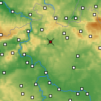 Nearby Forecast Locations - Česká Lípa - Kaart