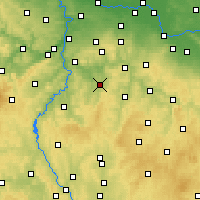 Nearby Forecast Locations - Benešov - Kaart