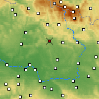Nearby Forecast Locations - Jičín - Kaart