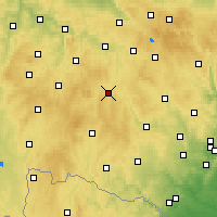 Nearby Forecast Locations - Jihlava - Kaart