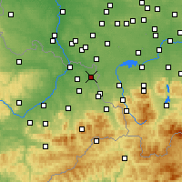 Nearby Forecast Locations - Karviná - Kaart